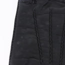 HERMES Gloves Lamb Skin Black Auth bs36480-3