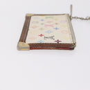 LOUIS VUITTON Monogram Multicolor Wallet 2 Set White LV Auth bs36482-14