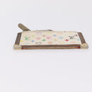 LOUIS VUITTON Monogram Multicolor Wallet 2 Set White LV Auth bs36482-16