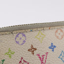 LOUIS VUITTON Monogram Multicolor Wallet 2 Set White LV Auth bs36482-18