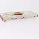 LOUIS VUITTON Monogram Multicolor Wallet 2 Set White LV Auth bs36482-6