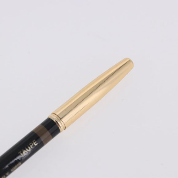 LOUIS VUITTON Chanel Eyebrow Pen 2 Set Gold Tone Brown LV Auth bs36484