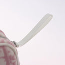 Christian Dior Trotter Canvas Pouch PVC Pink Silver Auth bs36488-12