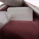 Christian Dior Trotter Canvas Pouch PVC Pink Silver Auth bs36488-17