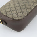 GUCCI GG Supreme Shoulder Bag PVC Beige Gold 476466 Auth bs36490-11