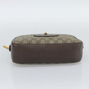 GUCCI GG Supreme Shoulder Bag PVC Beige Gold 476466 Auth bs36490-7