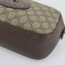 GUCCI GG Supreme Shoulder Bag PVC Beige Gold 476466 Auth bs36490-8