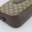 GUCCI GG Supreme Shoulder Bag PVC Beige Gold 476466 Auth bs36490-9