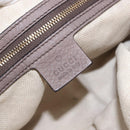 GUCCI Interlocking Shoulder Bag Leather Beige Gold 308983 Auth bs36491-16