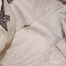 GUCCI Interlocking Shoulder Bag Leather Beige Gold 308983 Auth bs36491-17