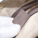 GUCCI Interlocking Shoulder Bag Leather Beige Gold 308983 Auth bs36491-23