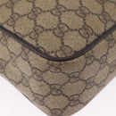 GUCCI GG Supreme Shoulder Bag PVC Beige Gold 201448 Auth bs36493-9