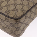 GUCCI GG Supreme Shoulder Bag PVC Beige Gold 201448 Auth bs36493-14