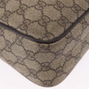 GUCCI GG Supreme Shoulder Bag PVC Beige Gold 201448 Auth bs36493-15