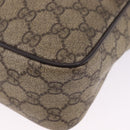 GUCCI GG Supreme Shoulder Bag PVC Beige Gold 201448 Auth bs36493-16