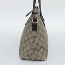 GUCCI GG Supreme Hand Bag PVC 2way Beige Gold 353440 Auth bs36494-4