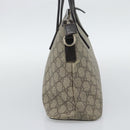 GUCCI GG Supreme Hand Bag PVC 2way Beige Gold 353440 Auth bs36494-5