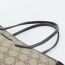 GUCCI GG Supreme Hand Bag PVC 2way Beige Gold 353440 Auth bs36494-8