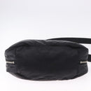 CHANEL Sports Line Shoulder Bag Nylon Black Silver CC Auth bs36495-10