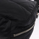CHANEL Sports Line Shoulder Bag Nylon Black Silver CC Auth bs36495-14