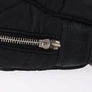 CHANEL Sports Line Shoulder Bag Nylon Black Silver CC Auth bs36495-5