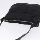 CHANEL Sports Line Shoulder Bag Nylon Black Silver CC Auth bs36495-7