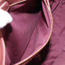 Miu Miu Hand Bag Leather Pink Gold Auth bs36498A-20