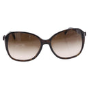 CHANEL Sunglasses Plastic Black CC Auth bs36501-13
