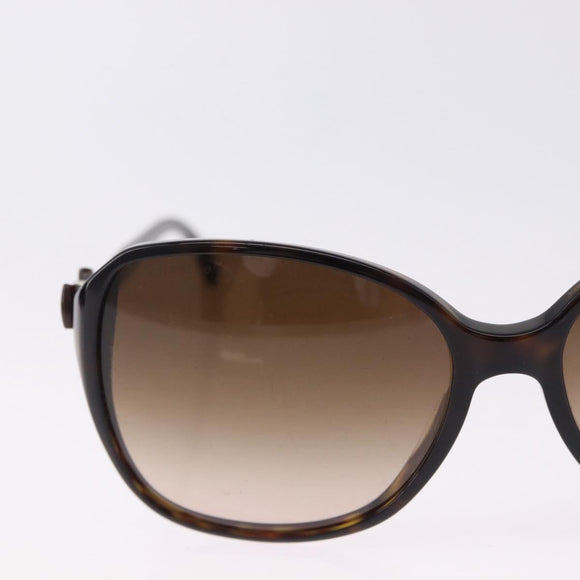 CHANEL Sunglasses Plastic Black CC Auth bs36501