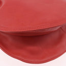 LOEWE Anagram Shoulder Bag Leather Pink Gold Auth bs36503A-15