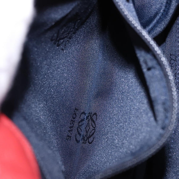 LOEWE Anagram Shoulder Bag Leather Pink Gold Auth bs36503A