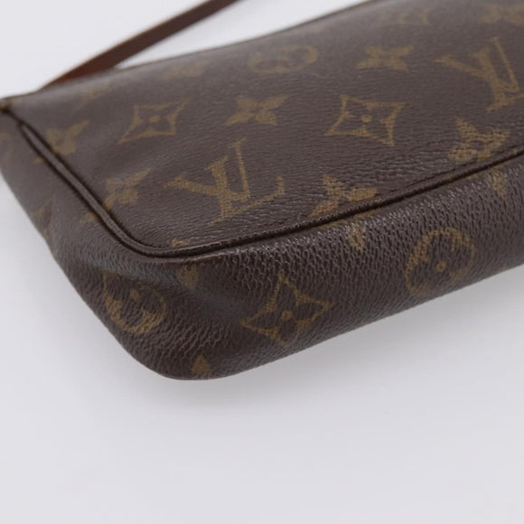 LOUIS VUITTON Monogram Pochette Accessoires Pouch M51980 LV Auth bs36505
