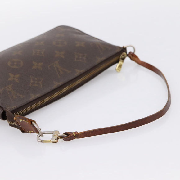 LOUIS VUITTON Monogram Pochette Accessoires Pouch M51980 LV Auth bs36505