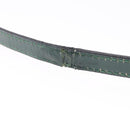 CELINE Hand Bag Leather 2way Green Gold Auth bs36506-9