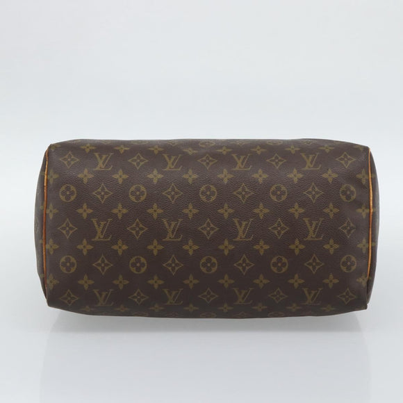 LOUIS VUITTON Monogram Speedy 35 Hand Bag M41524 LV Auth bs36507
