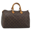 LOUIS VUITTON Monogram Speedy 35 Hand Bag M41524 LV Auth bs36507-1
