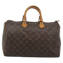 LOUIS VUITTON Monogram Speedy 35 Hand Bag M41524 LV Auth bs36507-13