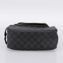 LOUIS VUITTON Damier Grafitte C Cracking Pouch Clutch Bag N47625 LV Auth bs36509-10