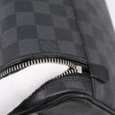LOUIS VUITTON Damier Grafitte C Cracking Pouch Clutch Bag N47625 LV Auth bs36509-7