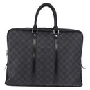 LOUIS VUITTON Damier Graphite Porte Documents Voyage Bag N41125 LV Auth bs36510-2