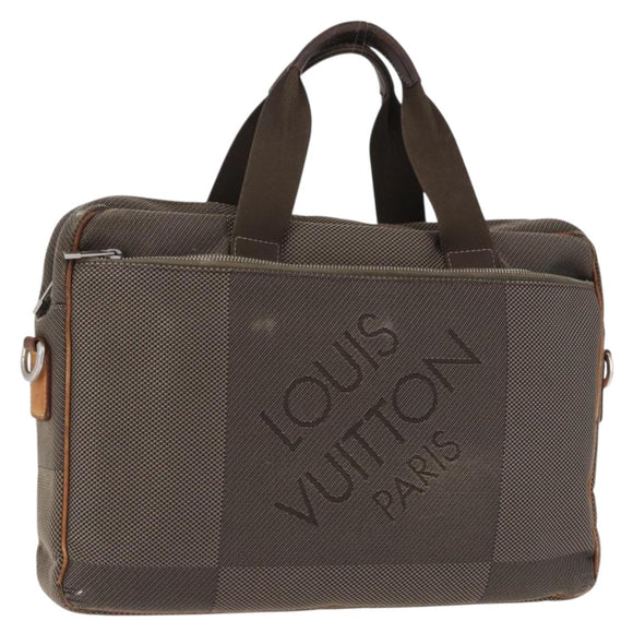 LOUIS VUITTON Damier Geant Associe PM Hand Bag Brown Tail N58039 LV Auth bs36511