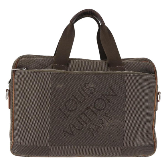 LOUIS VUITTON Damier Geant Associe PM Hand Bag Brown Tail N58039 LV Auth bs36511