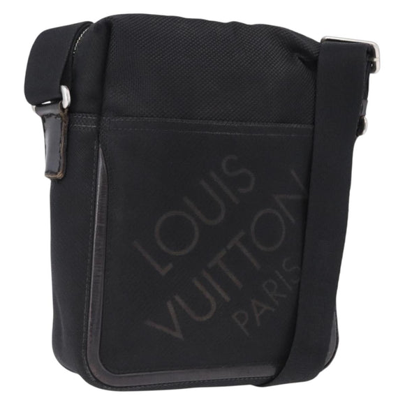 LOUIS VUITTON Damier Geant Sitadan NM Shoulder Bag Black M93223 LV Auth bs36512