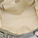 GUCCI GG Canvas Guccissima Bag Leather 2way Silver Gold 223974 Auth bs36514-11