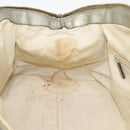 GUCCI GG Canvas Guccissima Bag Leather 2way Silver Gold 223974 Auth bs36514-20