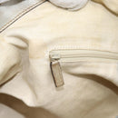GUCCI GG Canvas Guccissima Bag Leather 2way Silver Gold 223974 Auth bs36514-21