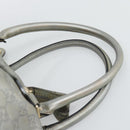 GUCCI GG Canvas Guccissima Bag Leather 2way Silver Gold 223974 Auth bs36514-8