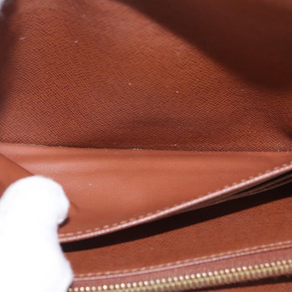 LOUIS VUITTON Pochette Porte Monnaie Credit Long Wallet M61726 LV Auth bs36515