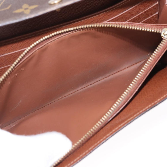 LOUIS VUITTON Pochette Porte Monnaie Credit Long Wallet M61726 LV Auth bs36515