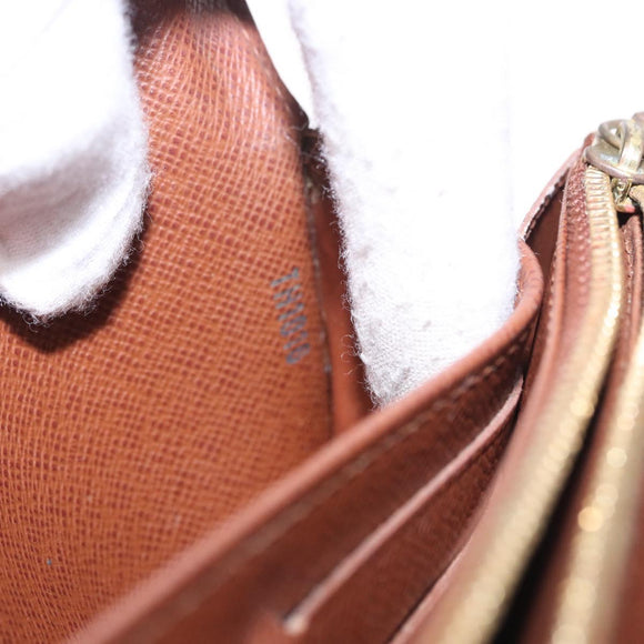 LOUIS VUITTON Pochette Porte Monnaie Credit Long Wallet M61726 LV Auth bs36515